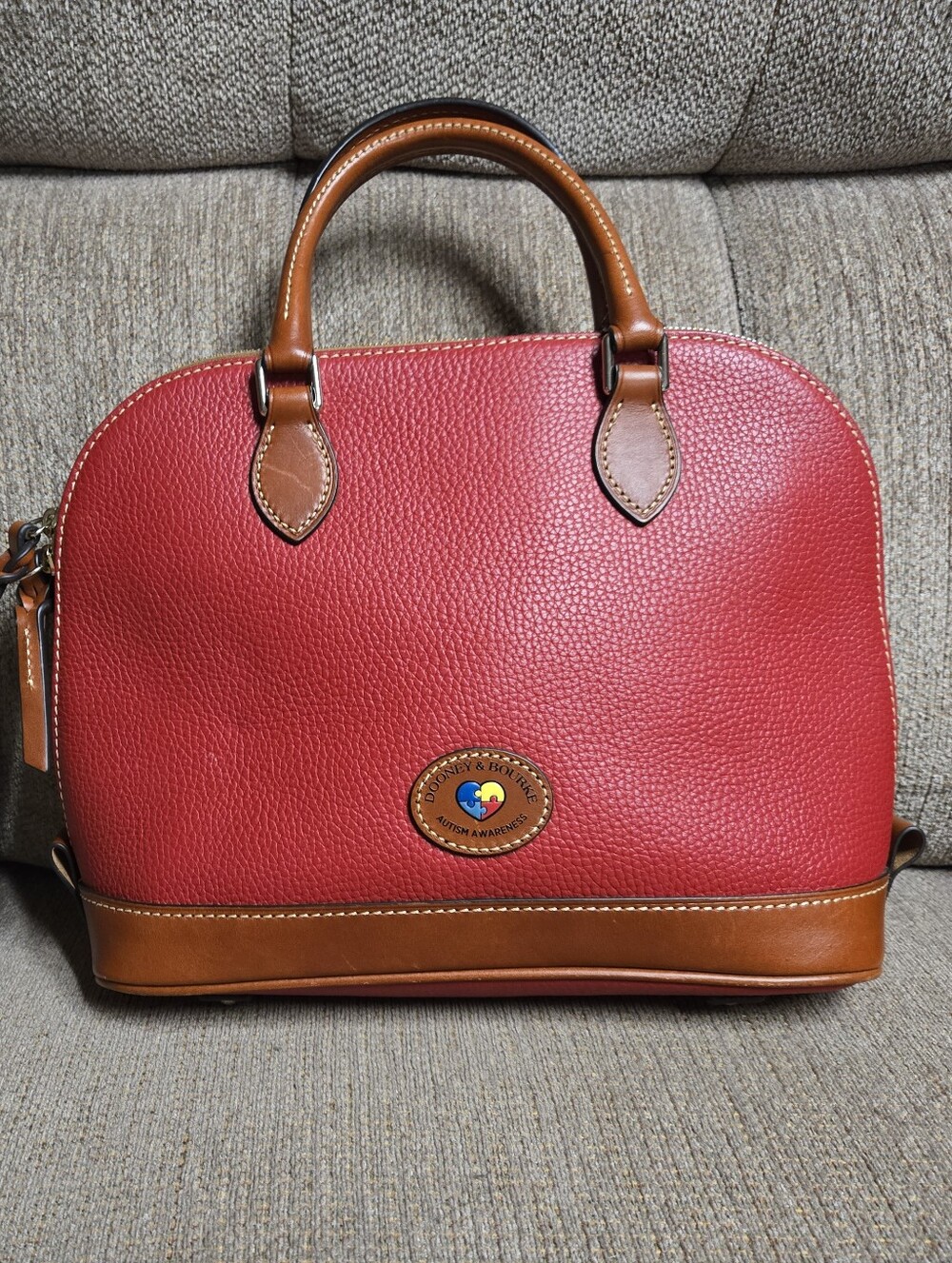 Dooney And Bourke Autism Awareness Dome Purse